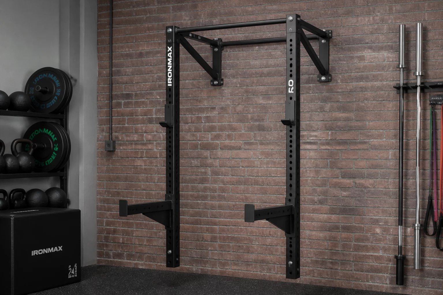 IronMax Q2 折叠深蹲架